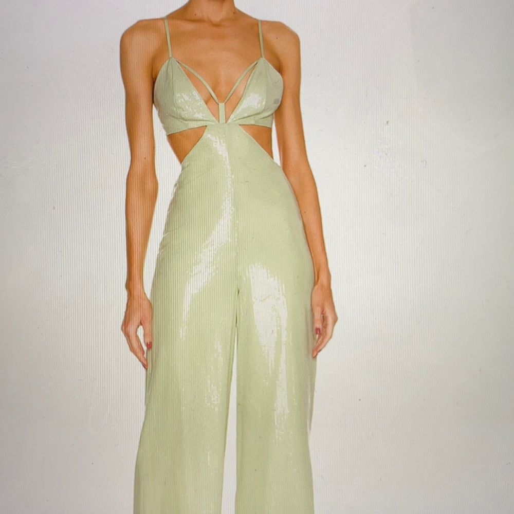 Lime Cream Jumpsuit